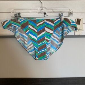 LEILANI bikini swim bottom mint brown size 14 NWT